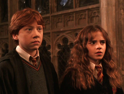 Ron and Hermione.