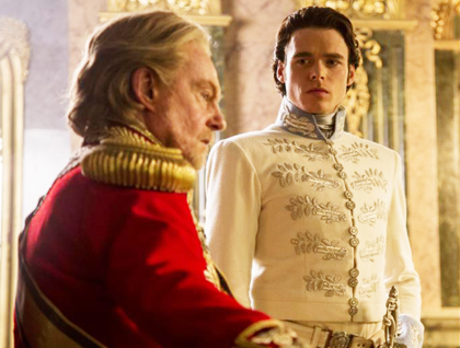 Derek Jacobi as The king and Richard Madden as the Prince.