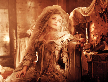 Helena Bonham Carter as Miss Havisham.