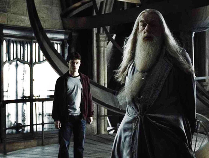 Dumbledore and Harry.