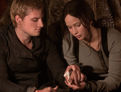 Katniss and Peeta.