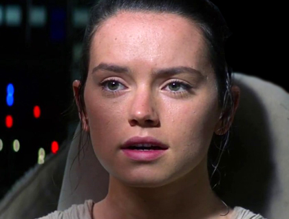 Rey in deep thought.