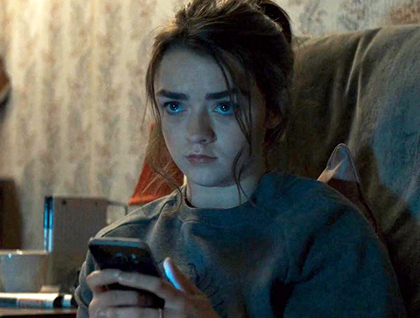 Maisie Williams as Lucy.