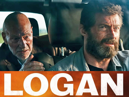 >Logan movie cover.