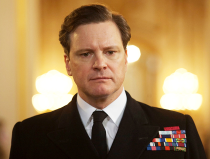 Colin Firth as King George VI.