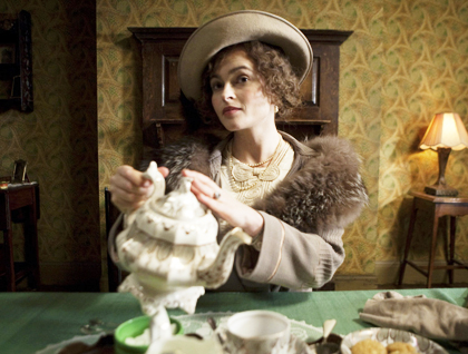 Helena Bonham Carter as Queen Elizabeth.