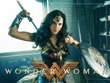 Wonder Woman movie cover.